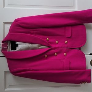 JCrew Collection Pink Double Breasted Blazer